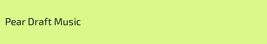 Pear Draft Music